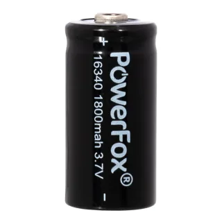PowerFox 16340 Akkus 1800 mAh – Produktfoto 2