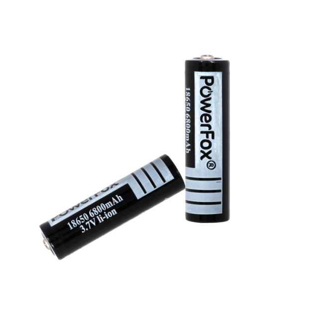 Zwei PowerFox 18650 Akkus für Laserpointer