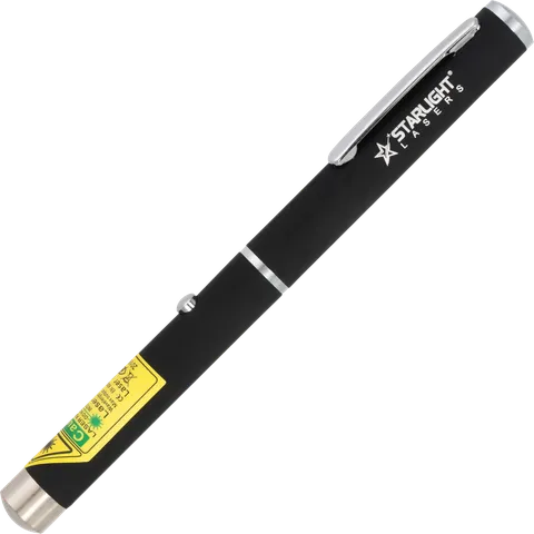 Grüner Laserpointer X1 als schlanker Stift mit Clip