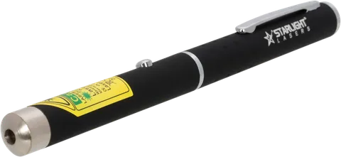 Grüner Laserpointer X1 schräg von vorn gesehen
